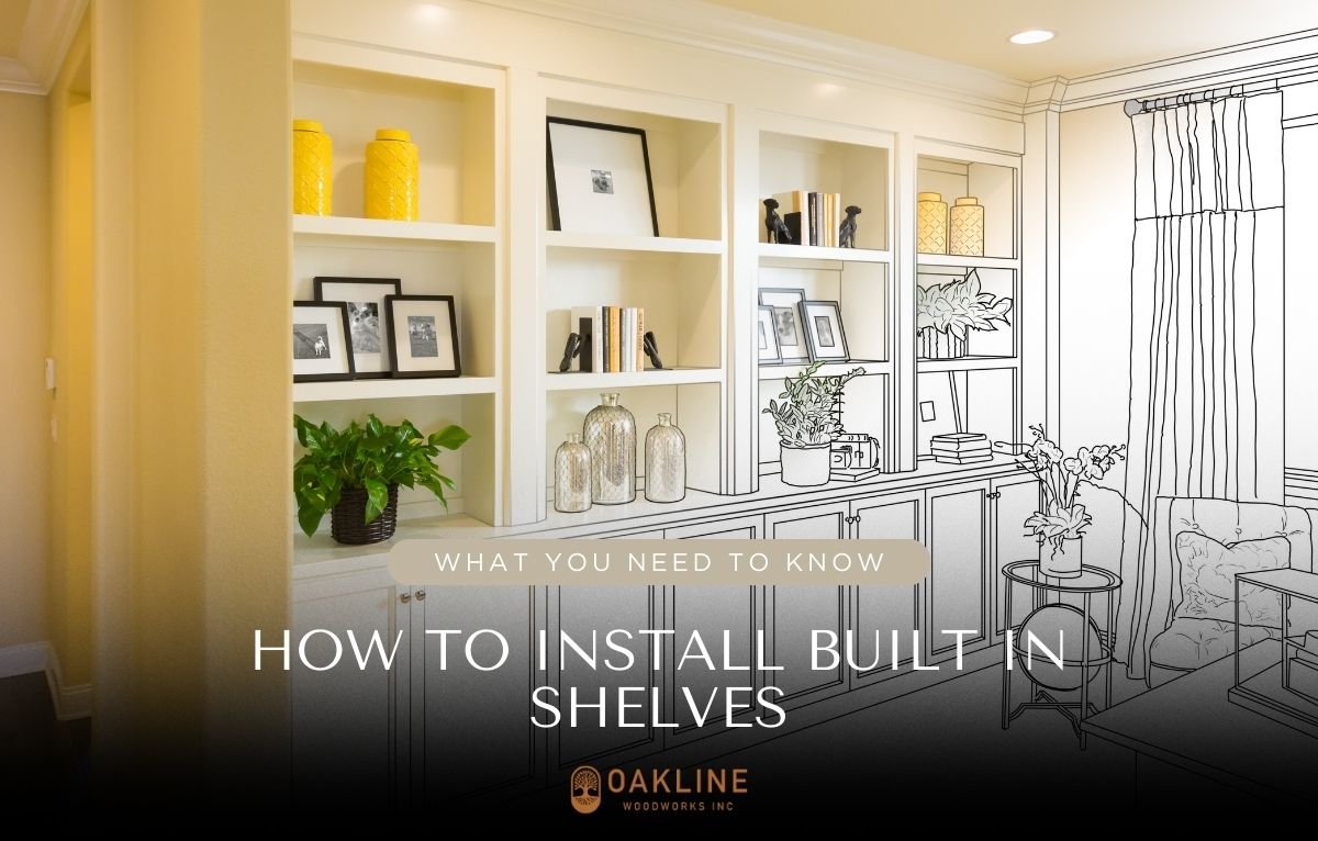 how to install built in shelves